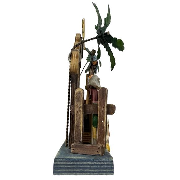 Nativity Music Moving Holiday Decor Wood Away in Manager Farmhouse Christmas - Picture 4 of 10